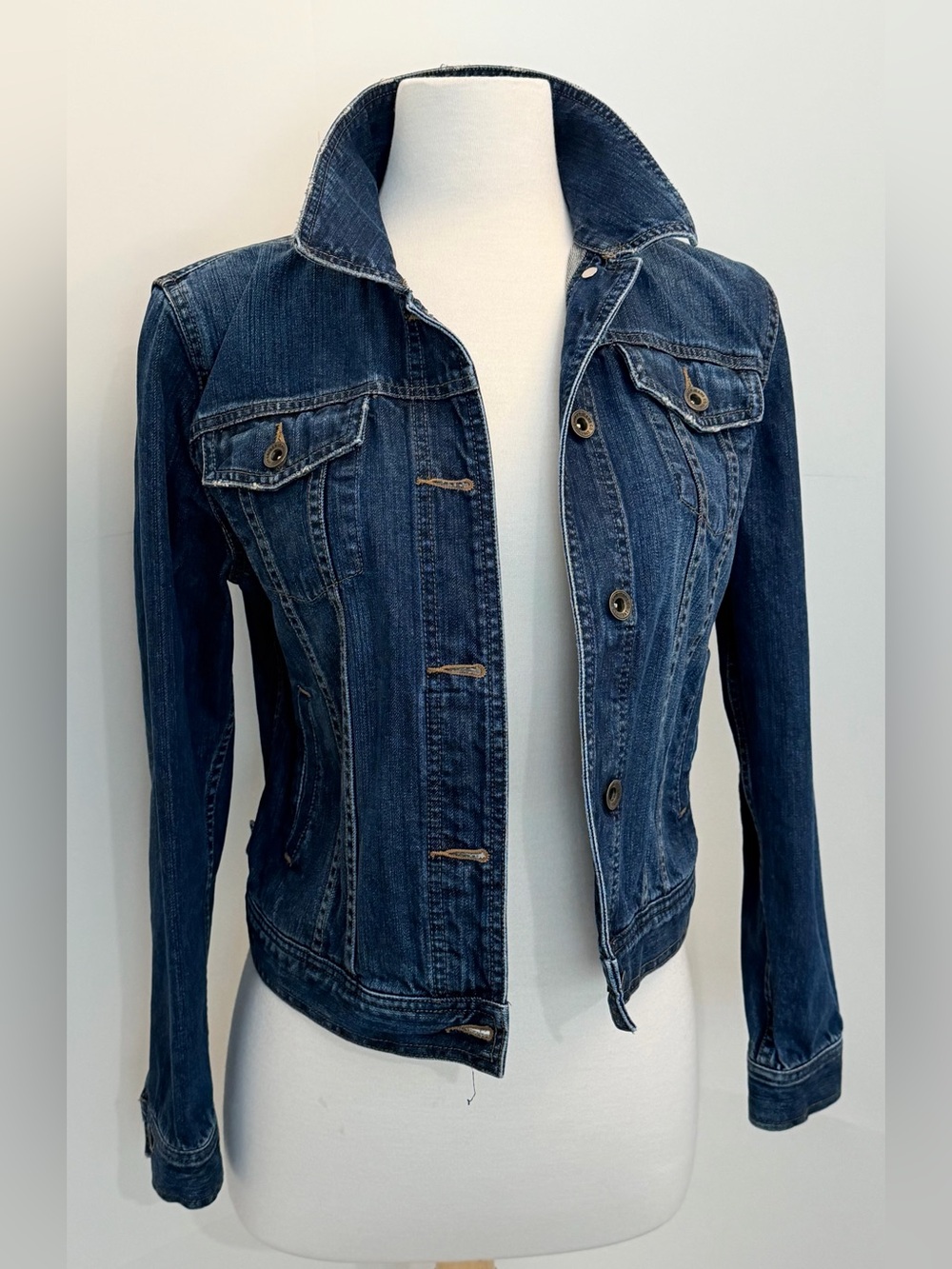 Ralph Lauren Premium Denim Jean Jacket Petite Medium